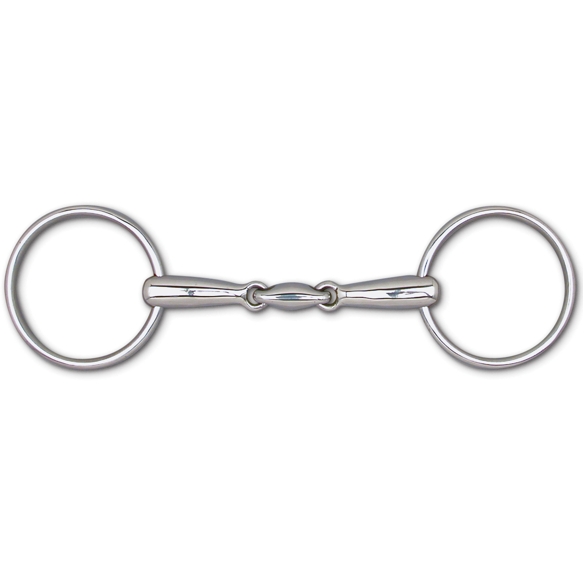 16mm Stainless Steel Loose Ring Snaffle Bit - 5.5 Inch Single Joint Horse Bit