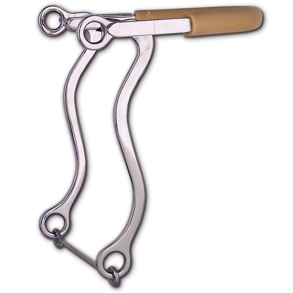 thumbnail interactive-video image 1 of 12" Stainless Steel Horse Curb Chain With Clips - Fits Hackamore, Tom Thumb Snaffle & More 1 of 13